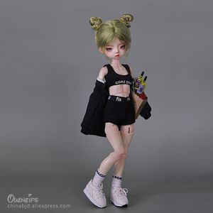 Dolls Design BJD Doll 1/6 Ambra Carved Body Style Fashion Sport Resin Toys Joint Make Up 230731