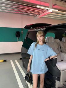 スリムフィットTシャツ夏ホットデザイナー服女性高級ブランドクルーネックコットンヒップホップ服カップルモデル新しい衣料品レタープリントシャツ有名なティー