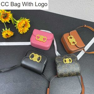 CC Bag 7a Mini Omuz Çantaları Tasarımcı Crobody Çanta Çanta Flep Cüzdan Ruj Kadınlar Çanta Altın Donanım Baskılı Orijinal Deri Çanta Çocuklar İç Cep