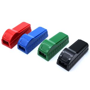 Smoking Colorful Plastic Portable Dry Herb Tobacco Preroll Rolling Roller Double Tube Filling Machine Filter Cigarette Holder Innovative Design DHL Free JL1744