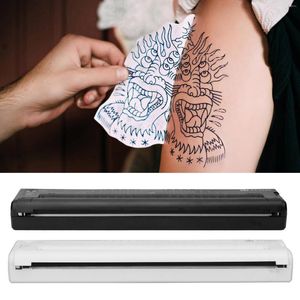 Mini macchina per trasferimento di tatuaggi 1200mAh Dispositivo di carta per stampante wireless per salone