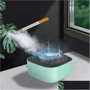 Ashtrays Mtipurpose Ashtray With Air Purifier Function For Filtering Second Hand Smoke From Remove Odor Smoking Accessories 230224 Dro Dhgnu