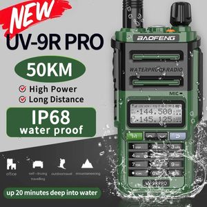 Walkie Talkie Baofeng UV 9R Pro IP68 Waterproof Dual Band 16KM S22 Radio VHF UHF CB Ham Plus Portable Two Way 230731