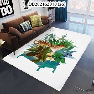 Carpets Green plant leaves kids room rug anime rug doormat round area rug prayer mat hallway carpet Carpet in the bedroom Kitchen mat R230801