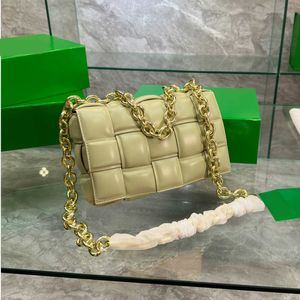 10a kalın zincir omuz çantaları kadın tasarımcı çantaları yüksek kaliteli çanta dokuma deri tasarımcı crossbody kadın lüks cüzdan