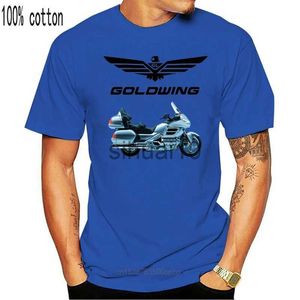 Erkek Tişörtleri Yeni 2021 Yaz Tişört Gümüş Japon Motosiklet Goldwing Klasik Vintage Biker Tutkun Tişört Serin T-Shirt J230731