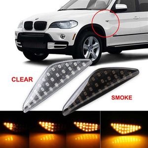 2st LED Dynamic Side Marker Turn Signal Light Sequential Blinker Fender Light for X5 E70 X6 E71 E72 X3 F25 AMBER286V