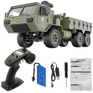 Electric RC Car Fayee FY004A 1 16 RC 2 4G 6WD RC Proportionell kontroll US Army Military Truck Model Toys Monster For Boys Gifts 230731