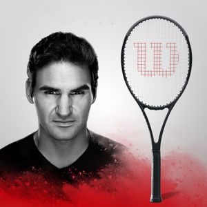 テニスラケットラケットプロフェッショナルカーボンファイバーストラップラインプロスタフ97 Roger Federer Pro Starff90 230731