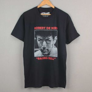 Pantaloncini da uomo Raging Bull T-Shirt Robert De Niro Movie Taxi Driver Men Cotton Tee J230731