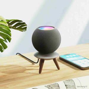 Portable Speakers Portable Smart Stand Holder Pad For HomePod Mini Small Non-Slip Desktop Base For Audio Holder Accessories R230801