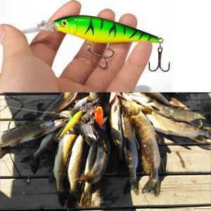 Esche Esche SEALURER Esca da pesca 1 pz Pike Bait Minnow 11cm 105g Jerkbait Deep Swim Wobblers Crankbait 230801