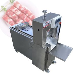 Elektrische Slicer CNC Single Cut Hammel Roll Maschine Edelstahl Einfrieren Rindfleisch Roll Schneidemaschine 110 V 220 V