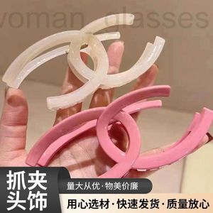 Hair Clips & Barrettes designer High quality dual C claw clip shark female back spoon large hairpin 2023 new high-end curly hair headwear 11VL