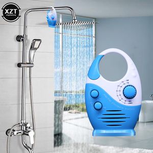 Radyo taşınabilir su geçirmez fm am duş müziği asılı takım elbise banyo banyo kabin siyah güçlü hifi sers 230801