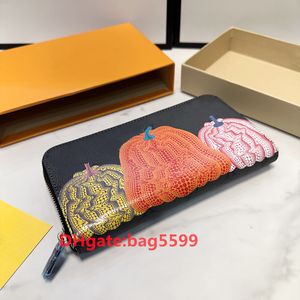 2023 Designer Wallet Leather Wallet Women Zipper Long Card Holders Coin Purses Woman Shows Exotic Clutch Leather Wallets