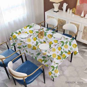 Table Cloth Summer Fruit Home Printed Tablecloths Birthday Party Wedding Decoration Dining Table Coffee Table Picnic Mat R230801