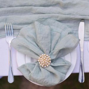 Table Napkin 4pcs Cloth Napkins Country Wedding Decoration Home Supplies Linens Decoupage Paper Craft Tablecloth Kitchen Towel Dishloth