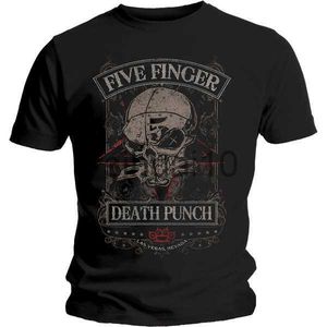 Men's T-Shirts Five Finger Death Punch Wicked Mens Black T Shirt (Medium) J230731