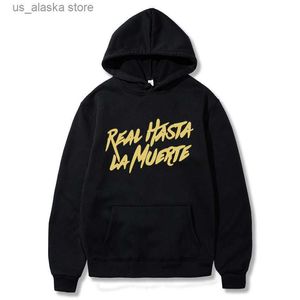 Men's Hoodies Sweatshirts Trendy New Real Hasta La Muerte Pattern Printed Casual Hoodie Sweatshirt Unisex Hip Hop Street Couple Hot Selling Hoodie Top T230731