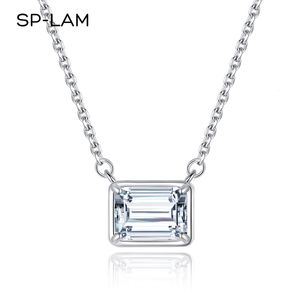 Strands Strings Emerald Cut Подвесные ожерелья уникальный дизайн классический женский свадебный ожерелье для цепочки