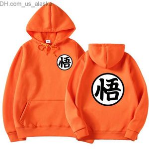 Herrtröjor tröjor nyaste japansk anime hoodie cosplay saiyan son harajuku goku ficka huvtröjor hoodies män/kvinnor 463