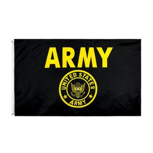 Banner-Flaggen, 90 x 150 cm, Flagge der Vereinigten Staaten des amerikanischen Militärs, US-Armee-Flagge, direkt ab Werk, 100 % Polyester, Drop-Lieferung, Hausgarten, festlich, P Dhlep