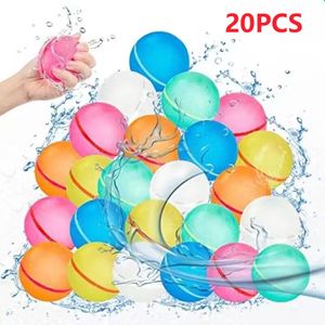 Sand Play Water Fun Balloons Magnetic Reusable Pool Beach Toy Party Favors Kids Fight Games Bomb Splash Balls 230731