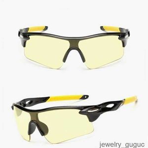 Utomhuscykling solglasögon vindtät UV400 Polariserande ekglasögon MTB herr- och kvinnors sport elektriska cykel ridande ögonskydd med låda T3bp