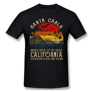 T-shirty męskie Santa Carla The Lost Boys Murder Capital Horror T Shirt Ogółem z bawełny z krótkim rękawem J230731
