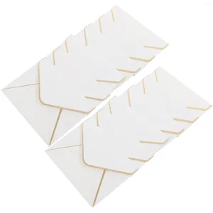 Gift Wrap 24 Pcs Self-sealing Envelope Wedding Invitation Multi-function Envelopes Card Delicate Aluminum Foil Compact Blank