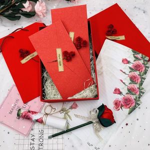 Opakowanie prezentów Mała świeża koperta List miłosna Pudełko Urodziny Znakomita wersja koreańska Prosta kreatywna pakiet
