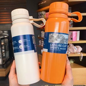 タンブラー550ML750ML1000ML 304ステンレス鋼大容量断熱ケトルホームユースオフィスティーマキンとポータブルトラベル230731