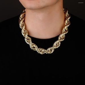 Correntes 20mm 30 polegadas colar de corrente de corda grande grosso hip hop moda punk jóias para homens jóias de halloween presente de festa