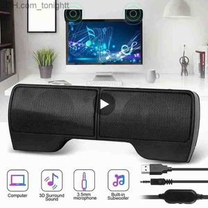 Taşınabilir hoparlörler usb hoparlör hoparlör müzik pc stereo subwoofer akustik yüksek tanım