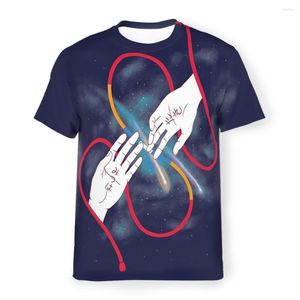 Men's T Shirts Kimi No Na Wa Your Name Makoto Shinkai Tachibana Taki Miyamizu Mitsuha Special Polyester TShirt Creative Thin Shirt