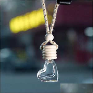 Ätherische Öle Diffusoren Auto Luftauslass Lufterfrischer Diffusor Flasche Clip pro leere Anhänger Öl Duft hängende Ornament Innen Dro Dhrmb