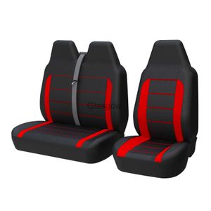 Car Seats 12 Heavy Duty Van Seat Covers SetUniversal Fit Driver Twin Passanger Bus SeaterFor Vito For Vivaro For 2019 Peugeot Boxer x0801