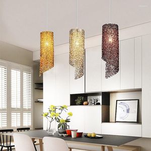 Luminárias pendentes vintage luzes led para sala de jantar quarto cozinha luminária suspensa decoração industrial luminária de suspensão viva