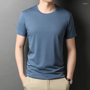 Camisetas masculinas 2023 verão tops camisetas masculinas gola redonda manga curta camisa de algodão masculina jke1525