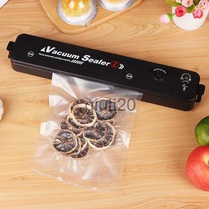 Vacuum Food Sealing Machine Vacuum Food Sealer Electric Sealing Packaging Machine EU UK US AU Plug with Free 10pcs Vacuum Bags Household Kitchen Appliances x0801