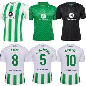 23 24 Real Betis Soccer Jerseys Fekir Isco Manga Corta Joaquin B.IGlesias Camiseta de Futbol Juanmi Estadio La Cartuja 2023 2024 Ayoze Roca Special-upplaga