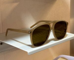 Occhiali da sole pilota quadrati Lenti marrone/marrone Uomo Donna Occhiali da sole Gafas de sol Occhiali da sole firmati Occhiali da sole Occhiali con protezione UV400