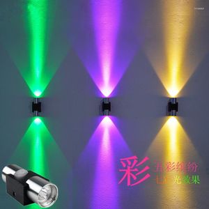 Wall Lamp Indoor LED KTV Aisle Bar Decoration Dual Head Up And Down Lighting Clear Atmosphere