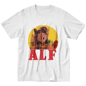 Men's T-Shirts Funny Alf T Shirt for Men Cotton Tshirt Graphic Tees Short Sleeves Gordon Shumway T-shirt Slim Fit Streetwear Clothing Gift J230731