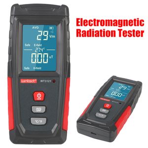 Radiation Testers Electromagnetic Radiation Tester Handheld Radiation Dosimeter Monitor Portable Electric Field EMF Meter Detector Counter 230731