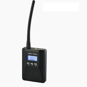 Inceiling Sers CZET200 CZERF PLL Trasmettitore FM stereo 002W MONO MINI Stazione di trasmissione radio da 1000mAh Batteria per MeetingTourismCampus 230801