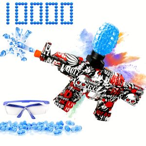 AK47 Toy Gun Electric Gel Ball Blaster Toy Eco-Friendly Water Ball Gun Beads Bullets Pistol Outdoor Games Toys for Children Kids Boys Factory direct sales