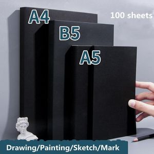 Anteckningar A4 Sketch Book Vuxen Barn Sketchbook Art Målning Ritningstillbehör Gouache Watercolor Paper Notebook Diary School Stationery 230731