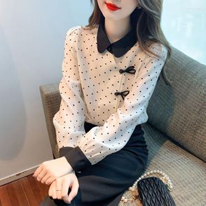 Blusas Femininas Blusa Casual Feminina Baby Neck Shirt Spring Women 2023 Linda Estilo Estrangeiro Pequeno Top Manga Longa